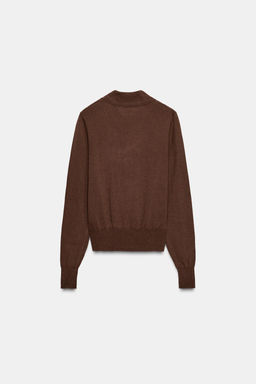 BASIC WOOL POLO SHIRT - Zara фото 24