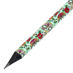 Цена за 4шт. Карандаш чернографитный BRAUBERG "CALAVERAS", 1 шт., HB, корпус ассорти