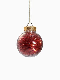 Ёлочные игрушки Мелодия ассорти люкс, шары новогодние, d=6 см, набор 24 шт., бело-красный - Зимнее волшебство фото 8