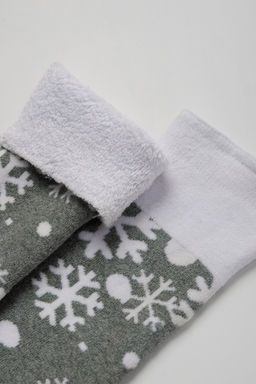 Цена за 6 пар. Гольфы Снежинка детские