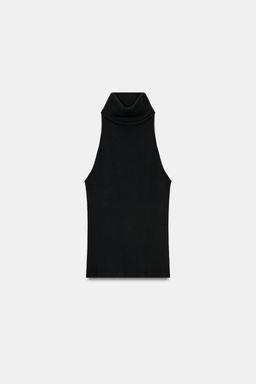 TOP CUELLO ALTO MANGA SISA / Negro - Zara фото 6