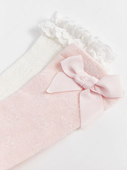 Desenli K?z Bebek Soket ?orap 3l? - Waikiki фото 3