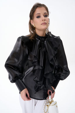 Рубашка Алиша (черный) - Эльза фото 21