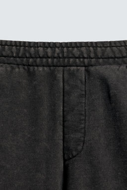 PANTAL?N JOGGER BALLOON FIT LAVADO / Antracita oscuro - Zara фото 9