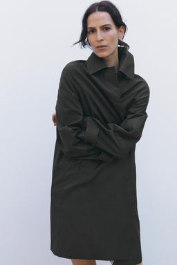 ZW COLLECTION OVERSIZE TRENCH COAT - Zara фото 3