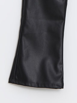 Beli Lastikli Deri G?r?n?ml? K?z ?ocuk Tayt - Waikiki фото 2