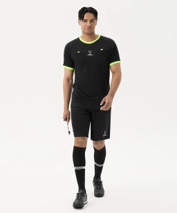 Футболка судейская JOGEL Referee tee, черный  фото 4