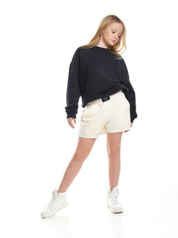 Шорты для девочки подростковые 22-7634 красный - Mini maxi фото 11