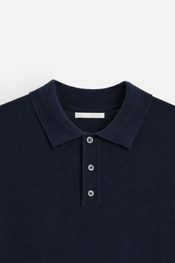 VISCOSE BLEND KNIT POLO SHIRT - Zara фото 10