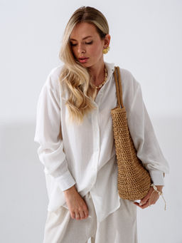 Рубашка  "Лён" лен с хлопком