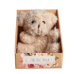 Мягкая игрушка «C любовью», медведь, МИКС