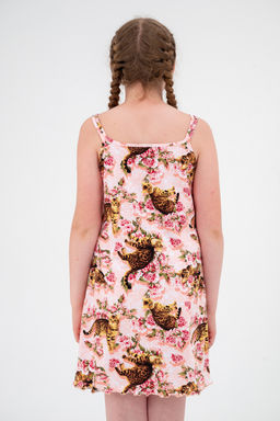 Ночная сорочка детская из кулирки Оливия киса - Амадэль фото 5