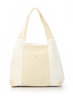 LACCOMA сумка Валери-Н2005-белый/лен эко кожа хлопок