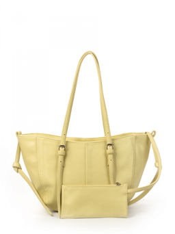 LACCOMA сумка Анна-бледно желтый эко кожа хлопок