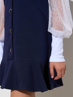 Сарафан темно-синий 232222401 - Nota bene фото 17