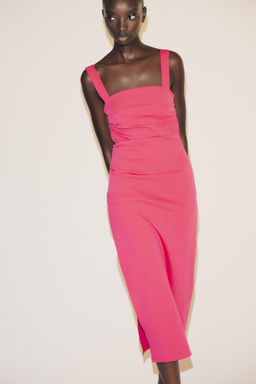 PLEATED MIDI DRESS - Zara фото 15