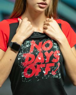 Футболка No Days Off черно-красная - Rowan фото 2