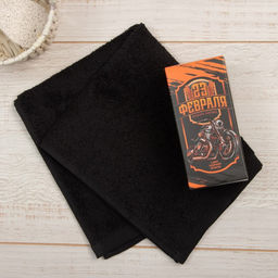 Полотенце махровое Этель 23 февраля 30?30 см, 100% хлопок 340 г/м?