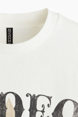 Camiseta oversize con motivo - H&m фото 5
