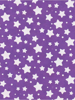 Цена за 10 шт. Бумага упаковочная глянцевая двухсторонняя «Звёзды», 70 × 100 см