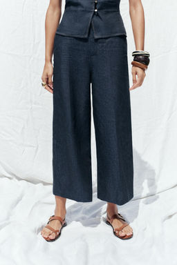 LINEN CULOTTES - Zara фото 14