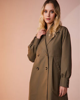 Плащ женский 

АРТ. 31811w черный/42