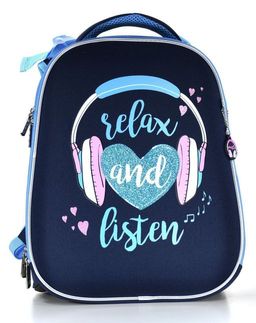 Рюкзак Schoolformat Girl melody, модель ERGONOMIC 2, жесткий каркас, двухсекционный, 38х29...