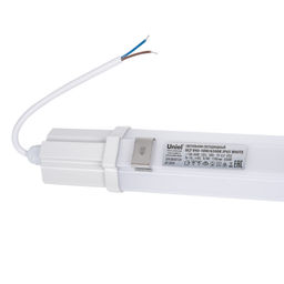 ULT-V45-18W/6500K IP65 WHITE Светильник светодиодный линейный. Дневной свет (6500K). Корпус белый. ТМ Uniel