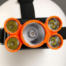 Фонарь налобный аккумуляторный, 5 Вт, 800 мАч, 5 led, 4 режима - Simaland фото 3