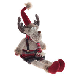 Игрушка набивная "Олень", L22 W16 H74/24 см, 2в.