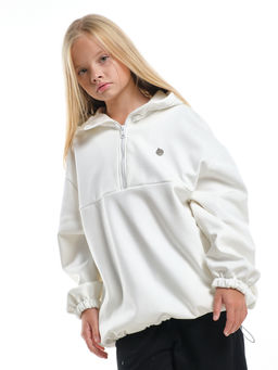 Худи оверсайз с капюшоном на молнии утепленное с карманом UD 8038 - Mini maxi фото 23