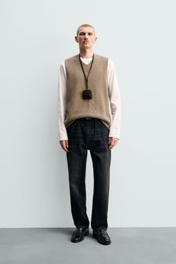 ORIGINS FLECKED KNIT VEST - Zara фото 9