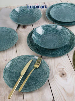 Набор столовый BRUSHMANIA METALLIC GREEN 12пр арт.V6061 /Люминарк/ - Luminarc фото 6