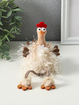 Фигурка Пушистая курочка, длинные ножки, 7?5?17 см