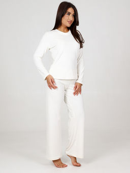 454 Пижама женская брюки (Молочный) - А-дина фото 2