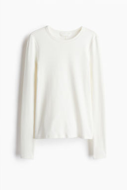 Camiseta de manga larga en punto - H&m фото 12
