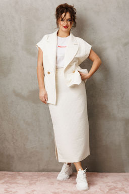 Костюм Anastasia 1305 молочный фото 3