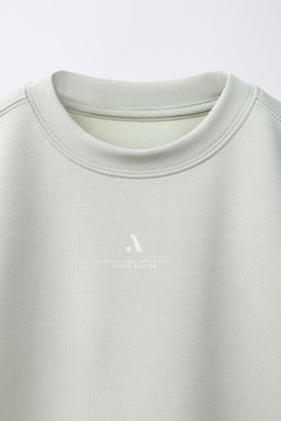 CAMISETA TEXTO SPORTY / Menta claro - Zara фото 3