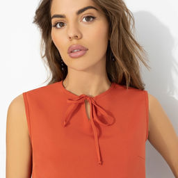 Блуза в трендовом цвете, Легкое настроение (терракот) - Charutti фото 3