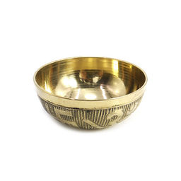 Подставка под сыпучие благовония и подсвечник латунь h-3см d-7см