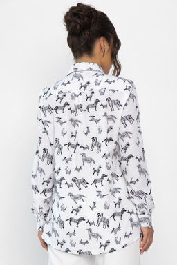 Рубашка Надель  (белая/собаки) Б13843-16М - Lt collection фото 27