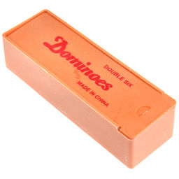 Домино пластмассовое, кость 2х4х0,5см, в пластмассовой коробке 14,3х4,5х3,2см (Китай) - Домашняя Мода фото 2