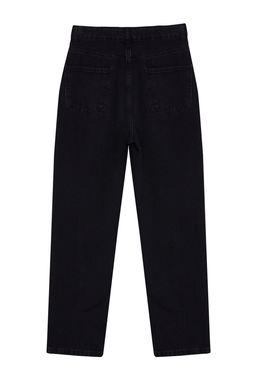 TRENDYOLMILLA Mavi Yuksek Bel Straight Jeans TWOSS23JE00089  фото 37