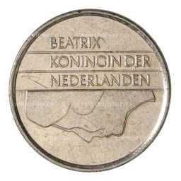 Монета 25 центов 1982 года Нидерланды