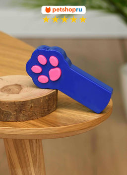 ВВА Игрушка для кошек, лазерная указка лапка, цвет в ассортименте PS179