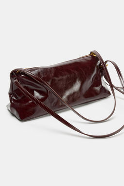 BOLSO DE HOMBRO DETALLE HEBILLAS / Marr?n - Zara фото 4