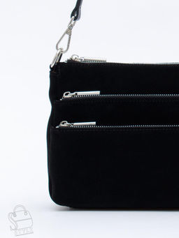 Сумка женская кожаная 8269PEF black Polina&Eiterou  в Новосибирске