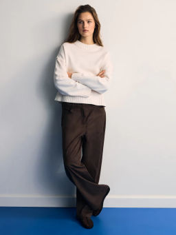 Вязанный джемпер с хлопком в составе / Zarina  фото 2