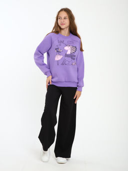 Толстовка "Дружба" лиловый