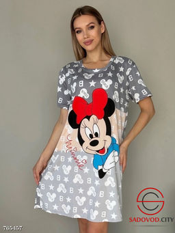 Женская туника с принтом